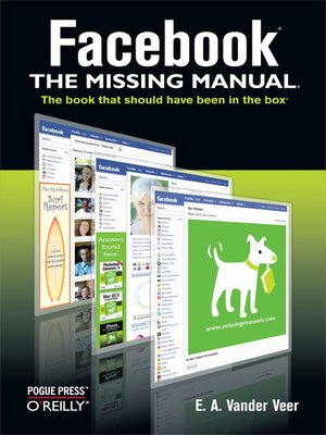 cover image of Facebook:  the Missing Manual